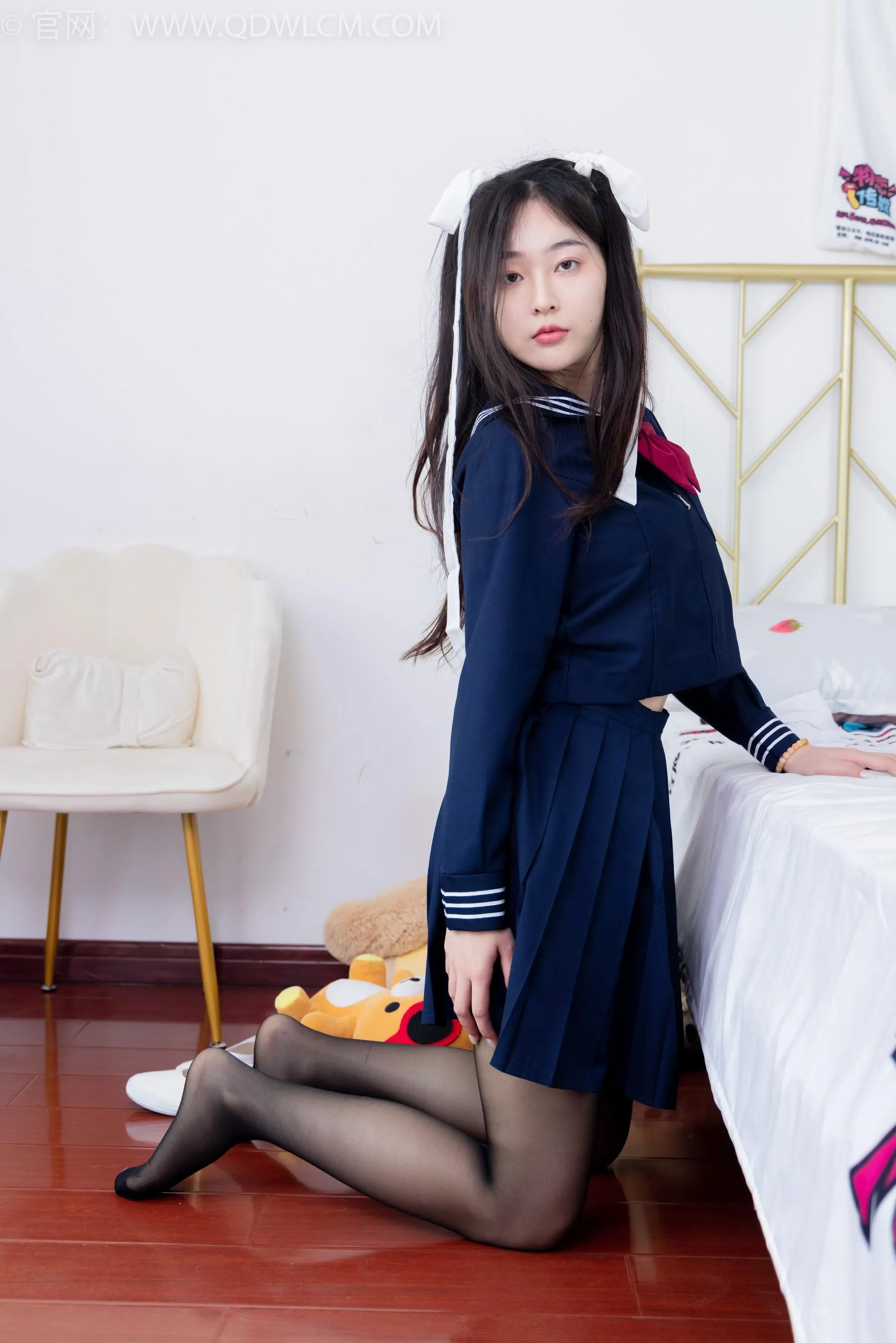 物恋传媒 NO.1544 美兔-学院少女 [151P]插图9